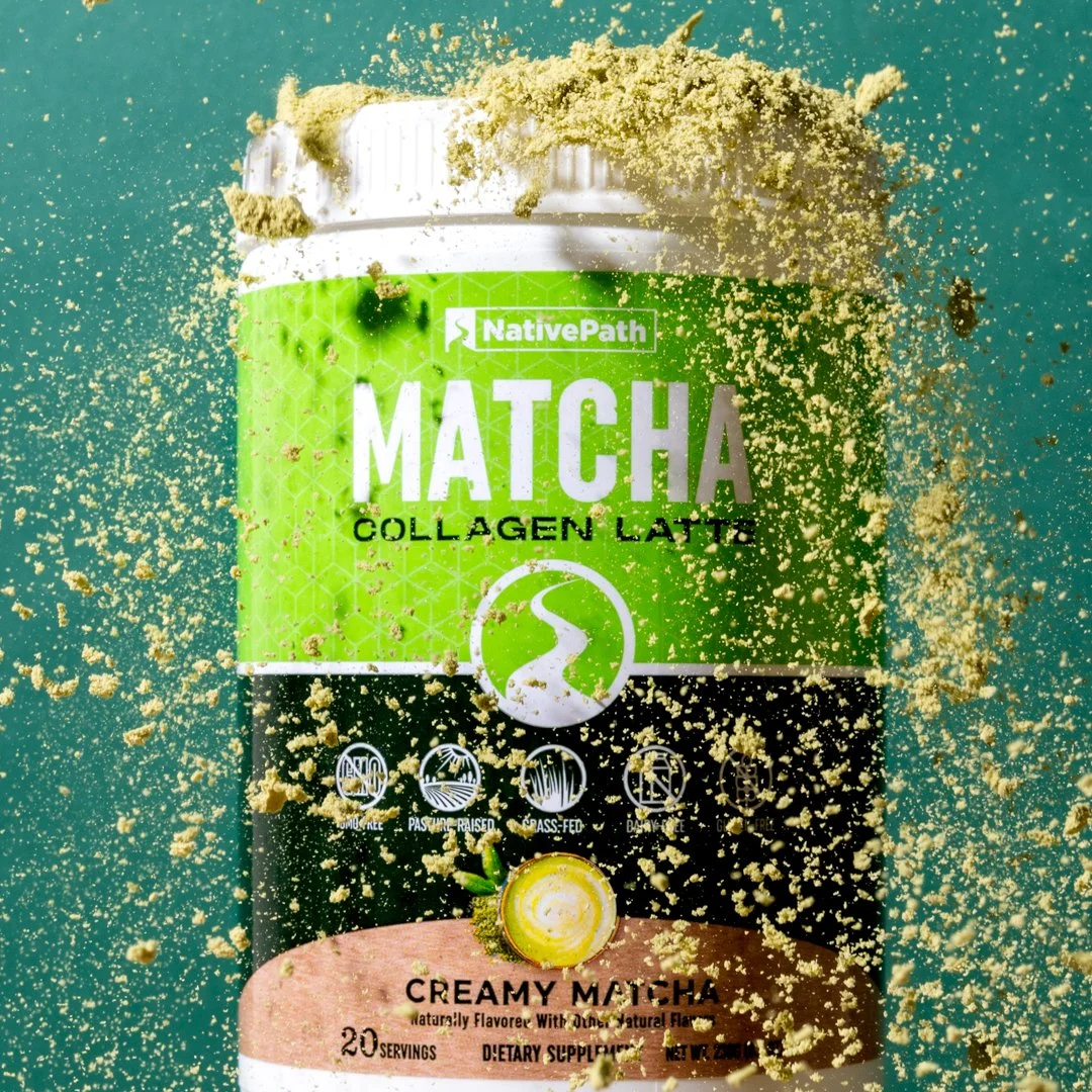 NativePath Matcha + Collagen PM photography