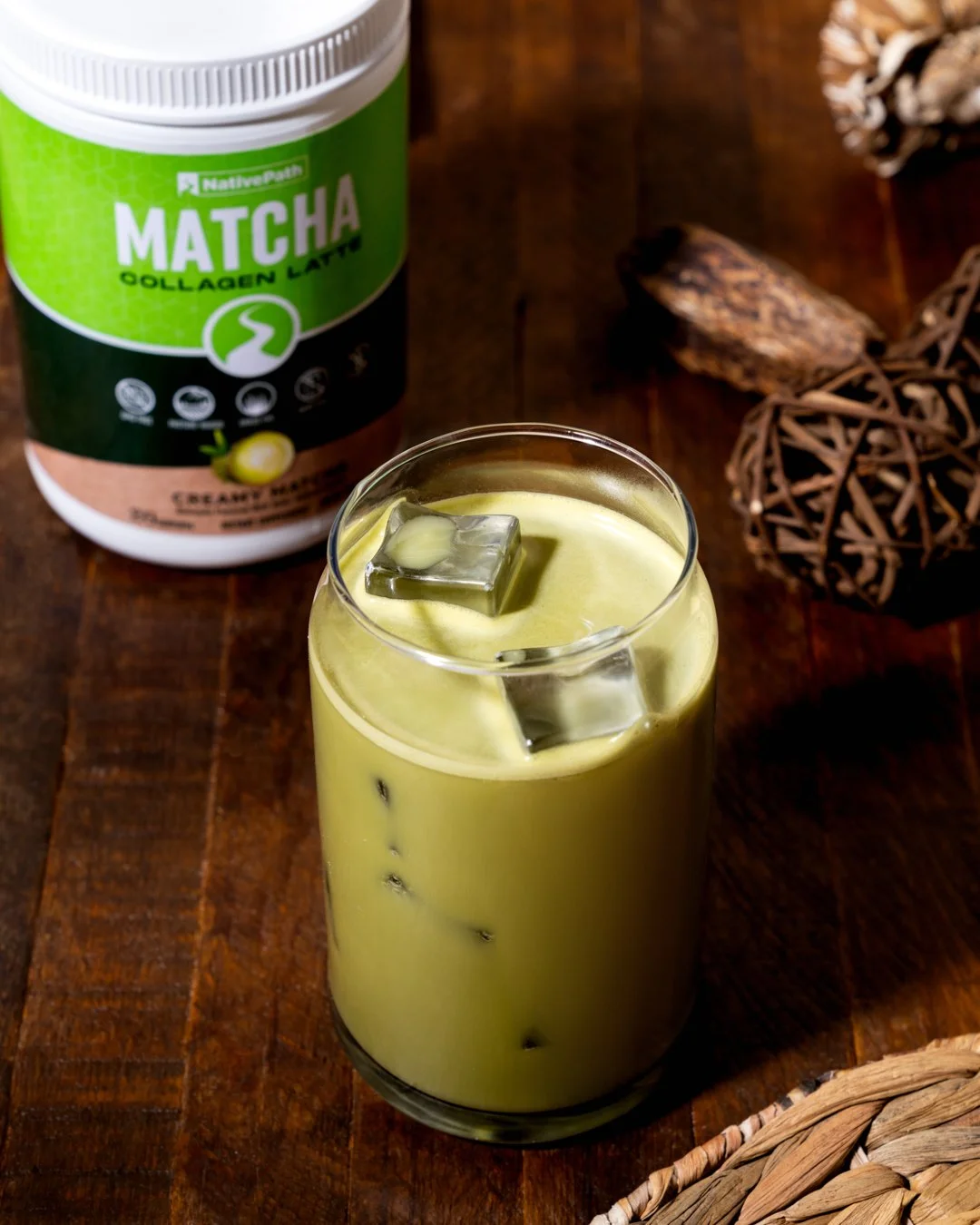 NativePath Matcha + Collagen PM photography