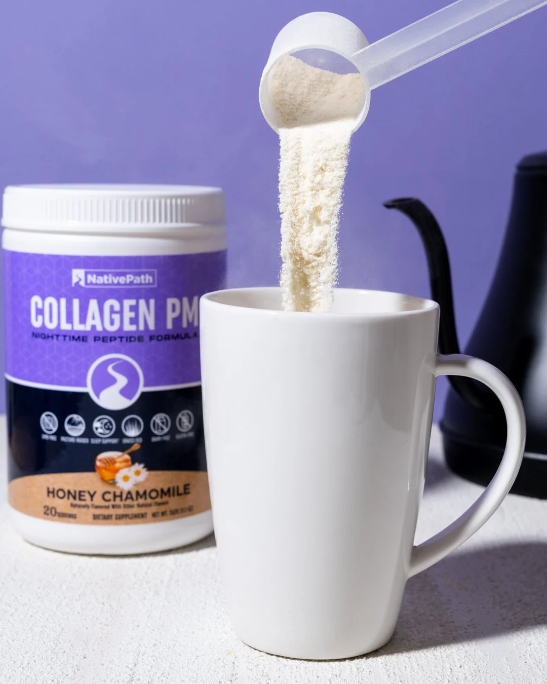 NativePath Matcha + Collagen PM photography